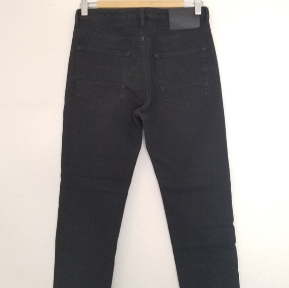 Golden Goose Happy High Waist Tapered Leg Jeans Size 27 Black - Picture 2 of 8